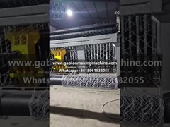 Yüksek üretim için çift bloklu özel ağır görevli gabion kutu makinesi