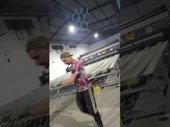 Tam otomatik gabion makinesi hattı tel düzlemesinden paketlemeye kadar -6 mm tel kapasitesi