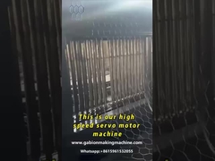 Yüksek Hızlı Beş Servo Gabion Mesh Makinesi. Otomatik Gabion Kutusu Üretim Hattı.