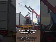 Hindistan'da En Son CNC Gabion Örgü Makinesi Test Edildi | Çevrimiçi Devreye Alma Başarısı