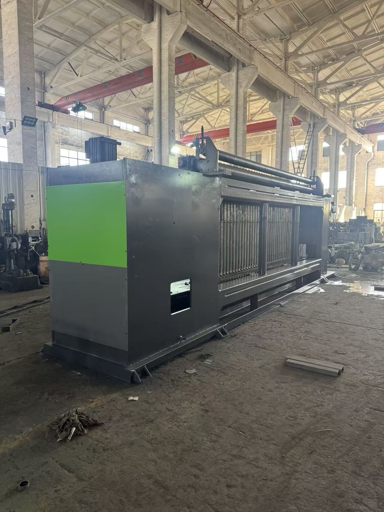 Son şirket blogları hakkında En Son Servo CNC Gabion Yapma Makinesi'nin Başarılı Yer Düzeltmesi