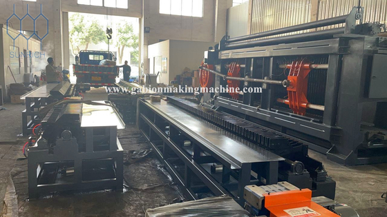 satın al Çekim Gücü 350-550N/Mm2 Gabion Üretim hattı 60X80-80X100MM Açı Boyutu ve PLC Kontrol Sistemi ile Çevrimiçi üretim