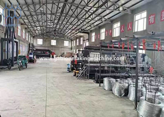 satın al 4.0mm 110x135mm Gabion Mesh Makine PLC Servo Motor Kontrol Sistemi Çevrimiçi üretim