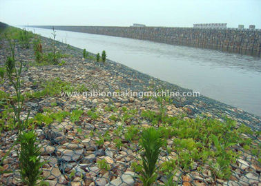 satın al Galvanizli Telli / PVC Kaplı Telli Altıgen Gabion Kutusu 2x1x1m Boy Gabion Duvar Kafesleri Çevrimiçi üretim