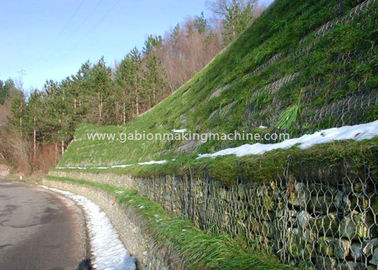 satın al Altıgen PVC Kaplı Tel Gabion Kutuları, Güçlendirilmiş Gab Köprü Koruması Çevrimiçi üretim