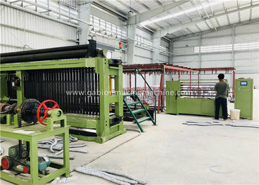 satın al Galvanizli Gabion Makinesi 3300mm Genişlik Ağır Altıgen Tel Makinesi Çevrimiçi üretim