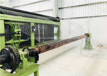satın al Yüksek Hızlı Kazan Kapaklı Çift Twist Gabion Üretim Hattı 2300mm Net Genişliği 22.0kw Çevrimiçi üretim