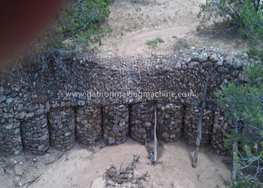 satın al Kumaş takviye için Sıcak Daldırma Altıgen Tel Örgü / PVC Kaplı Tel Gabion Sepetleri Çevrimiçi üretim