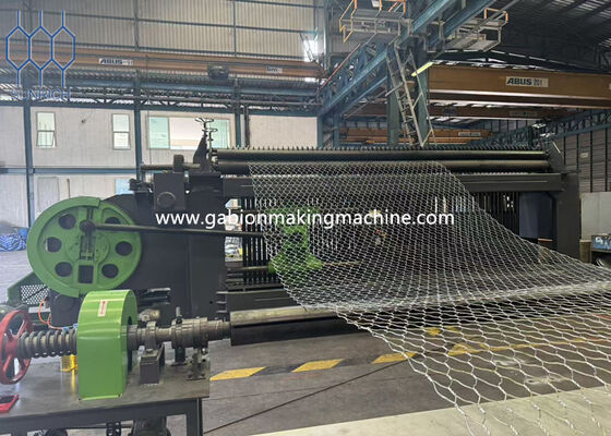 satın al ±2mm Mesh Doğruluğu 4000~5000mm Genişliği Tam Otomatik Kontrol Sistemi ile Tel Ağı Üretimi için Gabion Makinesi Çevrimiçi üretim