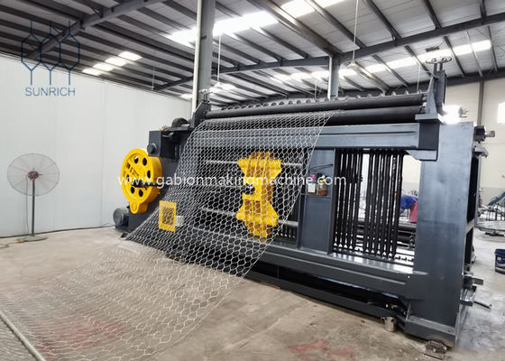 satın al 66x80mm 2.0mm Çelik Tel için Özel Yapılmış 2m Dokuma Genişliği Gabion Makinesi Çevrimiçi üretim