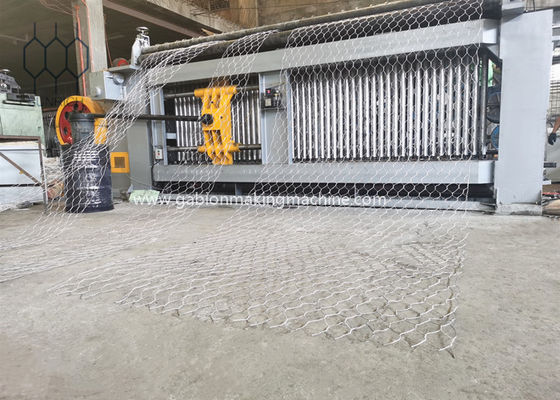 satın al Servo Motor PLC Kontrol Galvanizli Çelik Tel / PVC Kaplı Tel için Gabion Kutusu Yapma Makinesi Çevrimiçi üretim