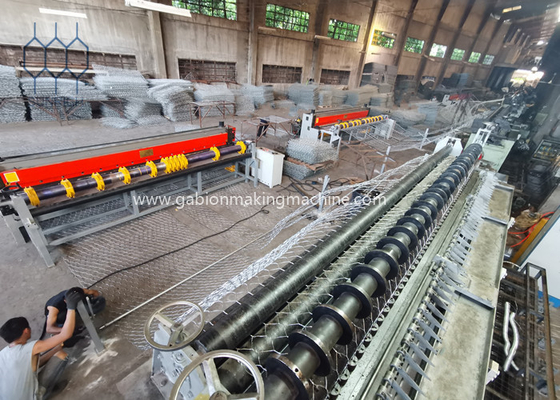 PLC Kontrol Sistemi 1 yıllık garanti ile ODM Gabion Üretim hattı
