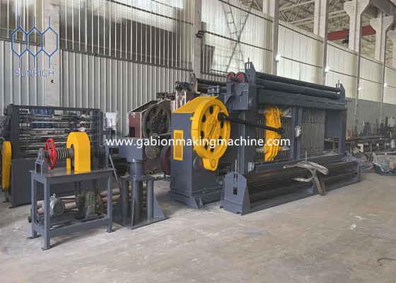 Tam Otomatik Gabion Mesh Makine 4m/Min Hız Taş Ağı Yapmak İçin