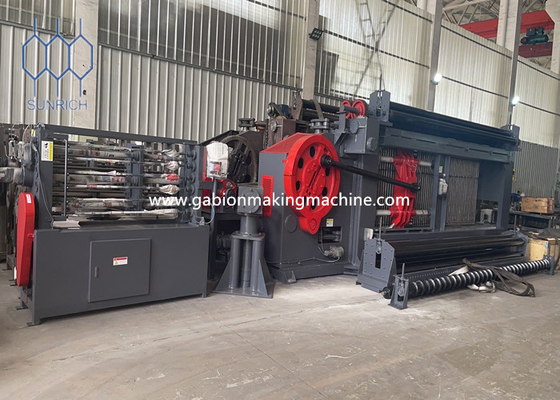 Gelişmiş PLC Kontrol Sistemi ile Galvanizli Çelik Tel Gabion Üretim hattı