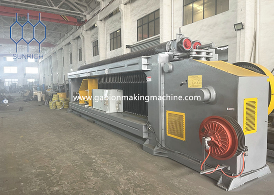 Çelik tel ip ağır görev Gabion makinesi Otomatik PLC Kontrol Sistemi ile