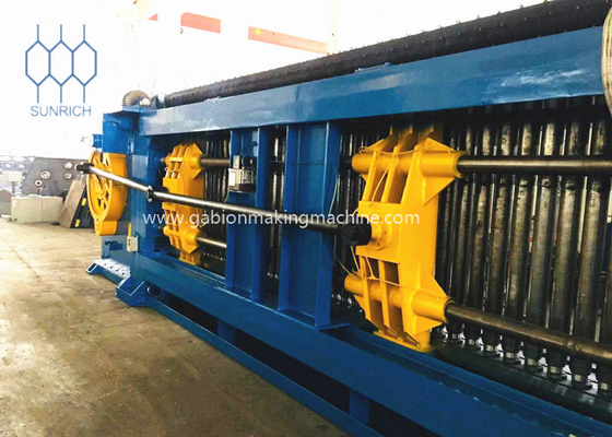 Ağır Güçlü Çift Blok Gabion Ağ Dokucu Makinesi