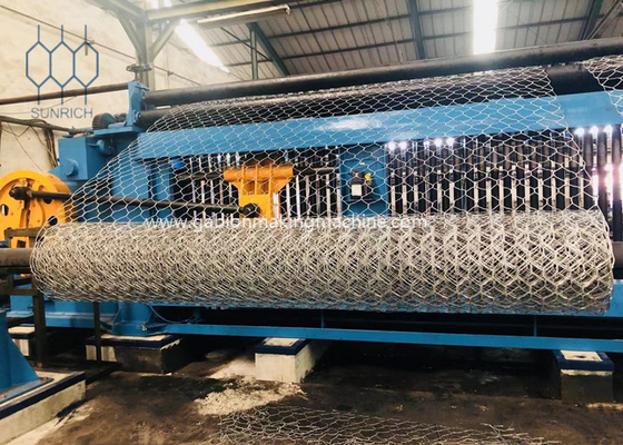 Yüksek üretim hızı Gelişmiş Gabion Mesh Kutusu Makinesi
