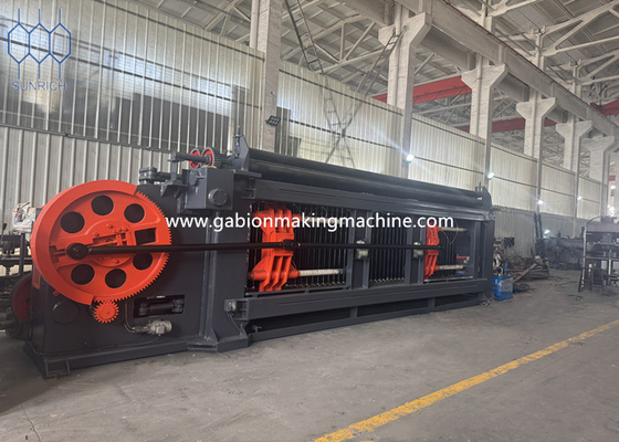 380V / 50HZ Güç Galvanizli Çelik Tel Gabion Kutusu Makine 15-20m / min Üretim Hızı