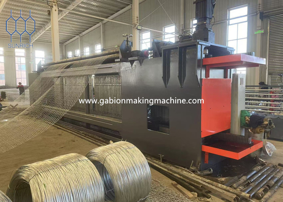 30 Delik/dakika Üretim Hızı Gabion Kutusu Makine 22KW / 30KW Üretim Gücü