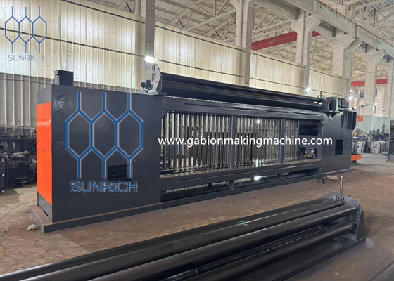 30kw Motor Gücü Galvanizli Gabion Mesh Makinesi Galvanizli Tel Ağı Üretimi İçin
