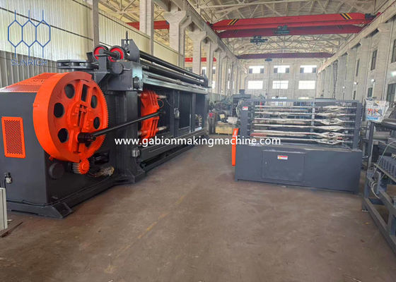Sel acil durumları için taşınabilir gabion makinesi