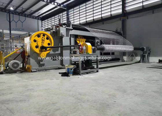 110x136mm Mesh Boyutu için Yüksek Hızlı 225 M / H Gabion Kutusu Yapma Makinesi