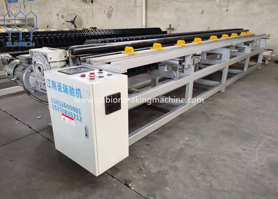 Çift Büküm İçin PLC Gabion Kutu Kenar Sarma Makinesi ile Servo Motor Kontrolü